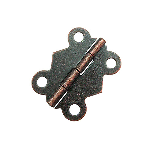 Small Butterfly 90 Degree Hinge - Red Bronze JB004BR90
