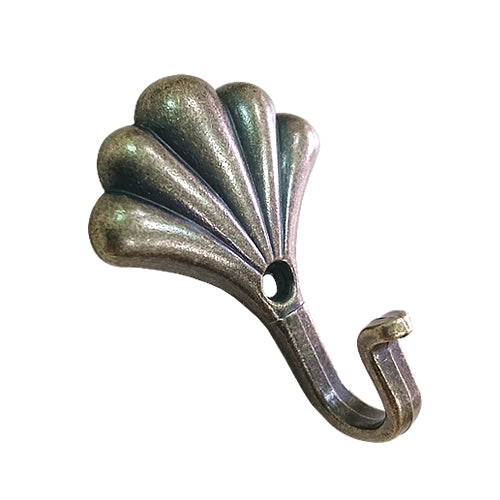Shell single ear hook - bronze color (a pack of 2) YD143BK